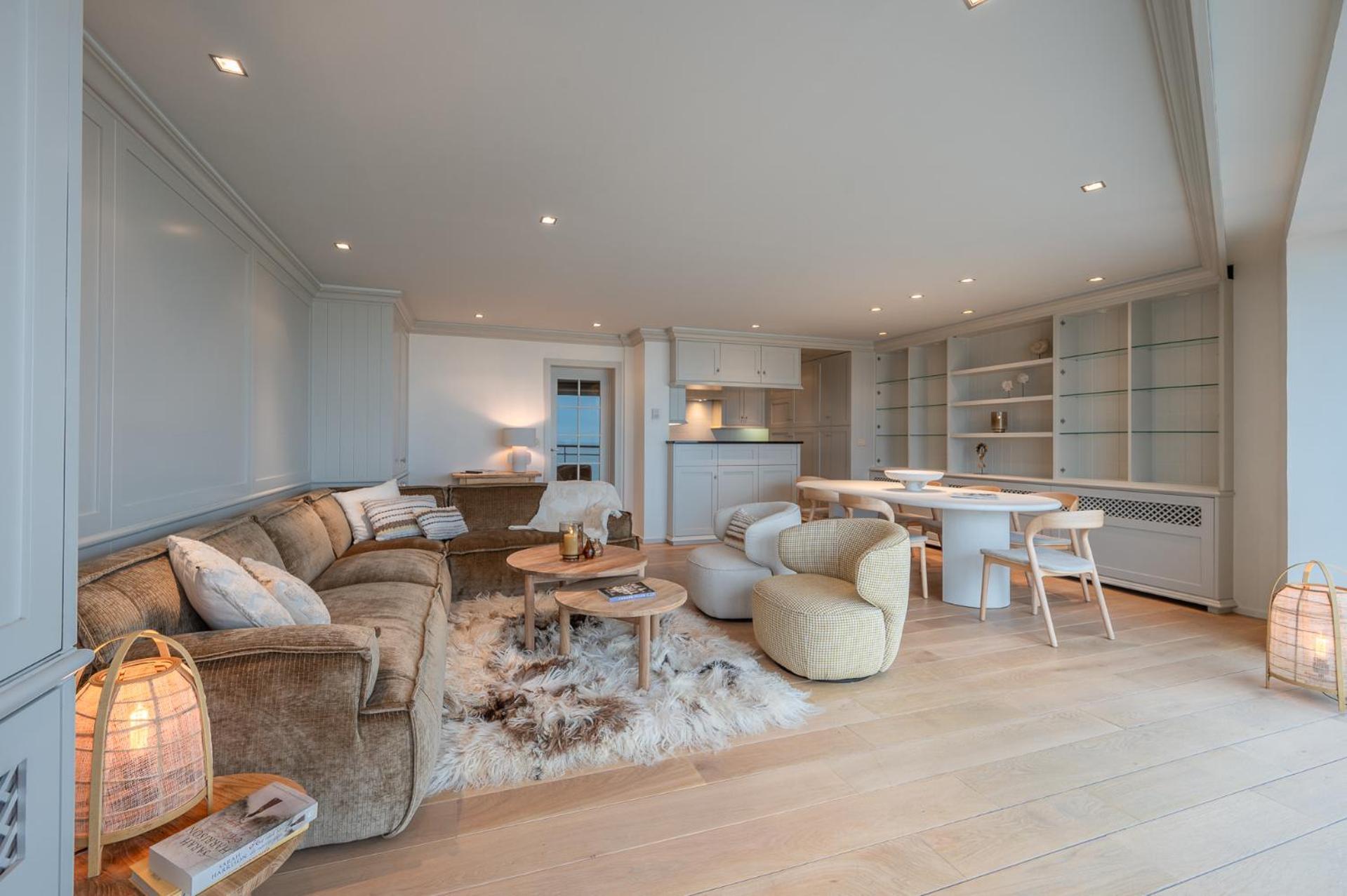 Appartementen Op De Zeedijk In Knokke Op De 3E En 4E Verdieping Van Logie Marie エクステリア 写真